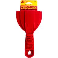 Putty Knife Plastic 3 Piece Set 38 76 & 100mm 1.5'/3'/4'