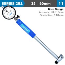 Dial Bore Gauge 35-60mm 0.018mm Acc. 0.001mm Grad.