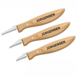 Jorgensen 3pc Whittling Knife Set Incl. 1-1/4
