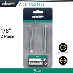 Hss Hand Tap Set Imperial G 1/8