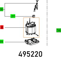 Field Coil Of 2200 Eb 230v Vollst.