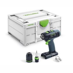 FESTOOL T 18+3-Basic Cordless Drill with ergonomic T-design