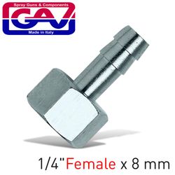 Hose Adaptor 8mm X 1/4