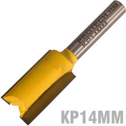 Straight Bit 14mm X 25mm Cut 2 Flute Metric 1/4