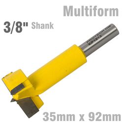 Hinge Bore Bit 35mm X 92mm 3/8