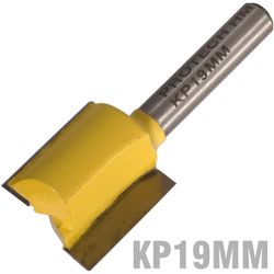 Straight Bit 19mm X 20mm Cut 2 Flute Metric 1/4
