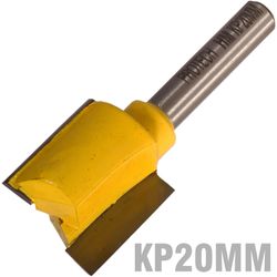 Straight Bit 20mm X 20mm Cut 2 Flute Metric 1/4
