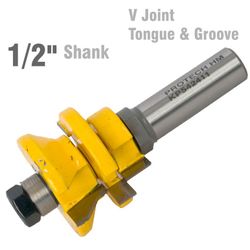 V Joint Tongue & Groove Assembly 1/2