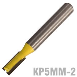 Straight Bit 5mm X 12mm Two Flute Metric 1/4