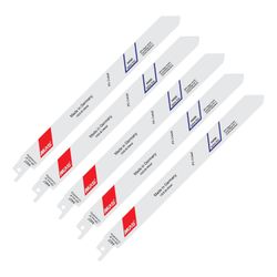 Sabre Saw Blade Bi-metal 210mm 25tpi 5/pack