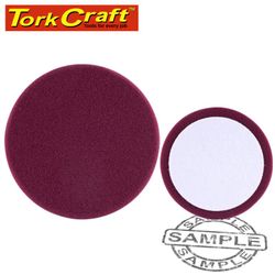 Foam Pad Hook And Loop Maroon Sponge 150mm 6