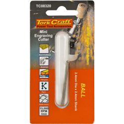 TORK CRAFT Mini Engraving Cutter 2.4mm Ball 2.4mm Shank