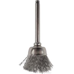 TORK CRAFT Mini Carbon Steel Brush Cup 12.7mm with 3.2mm Shank