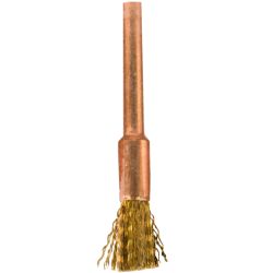 TORK CRAFT Mini Brass Brush End 3.2mm 2.4mm Shank