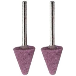 TORK CRAFT Mini Grinding Stone 15.9mm Cone 3.2mm Shank 2 Piece