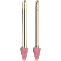 TORK CRAFT Mini Grinding Stone 6.4mm Cone 3.2mm Shank 2 Piece