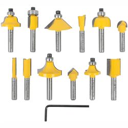 Router Bit Set 12pc 1/4