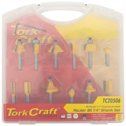 Router Bit Set 12pc 1/4