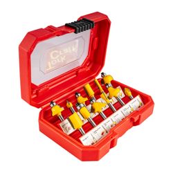 Router Bit Set 12pc 1/4