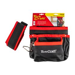 Tool Pouch Nylon With Belt 5 Pocket + Loops