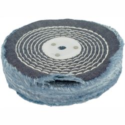 Colour Buff/mop 150mm X 2 Section X 30mm Thick 1/2