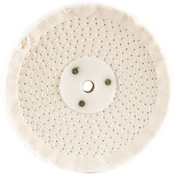White Buff/mop 150mm X 3 Section X 30 Mm Thick 1/2 