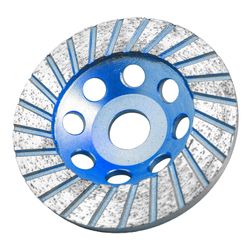 Dia. Cup Wheel 115mm X 22.23mm Turbo Laser Welded Industrial