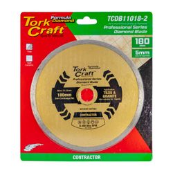 Diamond Blade 180mm X 22.23 Continues Rim