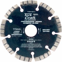 Diamond Blade 115mm Turbo Segmented Laser Welded Industrial