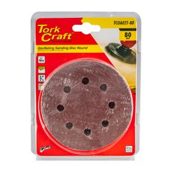 Oscillating Sandpaper A/o 115mm 10pc Round 80grit