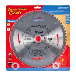 Saw Blade Thin Kerf 250 X 60t 30-16 Tct