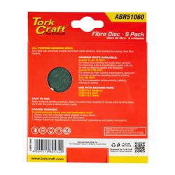 Fibre Disc 115mm 60 Grit 5/pack