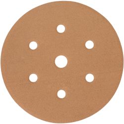Gold Disc (50 Pieces) 180 Grit 150mm X 6+1 Holes Hook And Loop