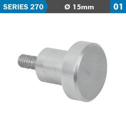 Flat Steel Contact . 15mm Od 10mm For Ind