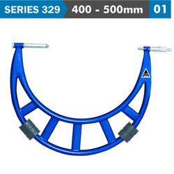 Outside Micrometer 400-500mm 0.013mm Acc. 0.01mm Grad. With Extension