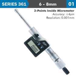 Dig. 3 .s Inside Micrometer 6-8mm 0.004mm Acc. 0.001mm Res.