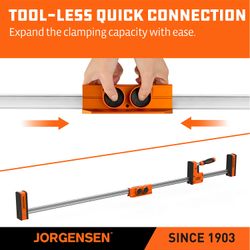 Jorgensen Cabinet Master Parallel Clamp Extender 1pc For 8000/8000p/81