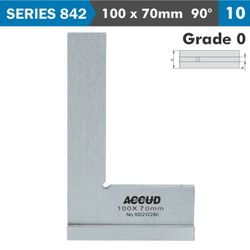 Flat Edge Square 90 Deg. Wide Base 100x70mm Din875