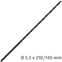 Hss Drill Bit 3.5mm 210 X 145 Extra Long