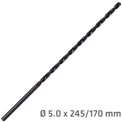 Hss Drill Bit 5mm 245 X 170 Extra Long