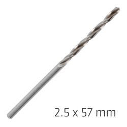 ALPEN Pro Hss 2.5mm Drill Din 338 Rn 135 Split . Plastic Wallet (