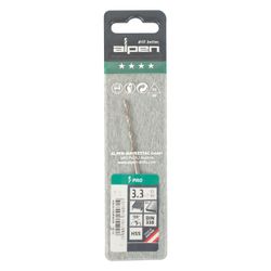 ALPEN Pro Hss 3.3mm Drill Din 338 Rn 135 Split . Plastic Wallet (