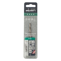 ALPEN Pro Hss 4.8mm Drill Din 338 Rn 135 Split . Plastic Wallet (