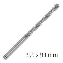 ALPEN Pro Hss 5.5mm Drill Din 338 Rn 135 Split . Plastic Wallet (