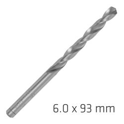 ALPEN Pro Hss 6mm Drill Din 338 Rn 135 Split . Plastic Wallet (1