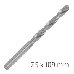 ALPEN Pro Hss 7.5mm Drill Din 338 Rn 135 Split . Plastic Wallet