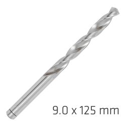 ALPEN Pro Hss 9mm Drill Din 338 Rn 135 Split . Plastic Wallet