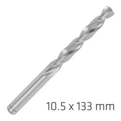 ALPEN Pro Hss 10.5mm Drill Din 338 Rn 135 Split . Plastic Wallet