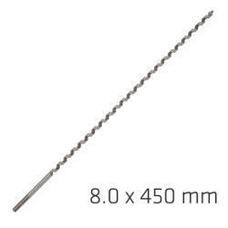 Wood Auger Drill Bit 8 X 450mm