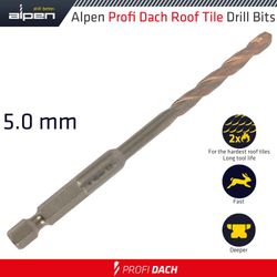 Roof Tile Drill Bit Hex 5.0mm 1/pack